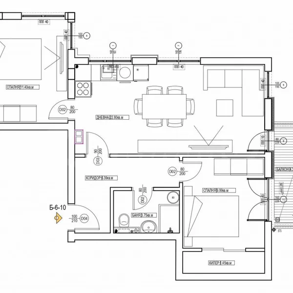 Квартира в 4-тирайон, фото 2