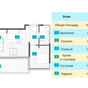 Квартира в Будва, фото 2