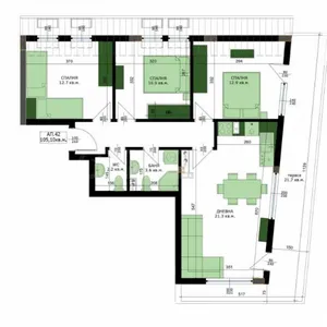 Квартира в 4-тирайон, фото 3