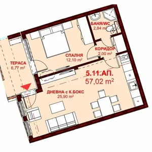Квартира в кв. Юрта pod patia, фото 2