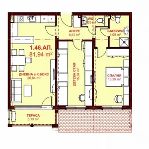 Квартира в кв. Юрта pod patia, фото 2