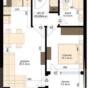 Квартира в 4-тирайон, фото 2
