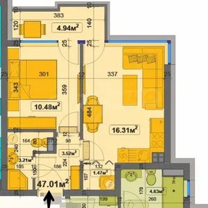 Квартира в 4-тирайон, фото 2