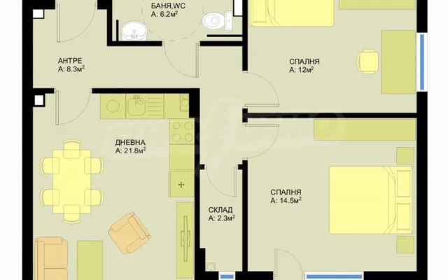 Квартира в 4-тирайон