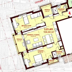 Квартира в кв. Юрта pod patia, фото 2