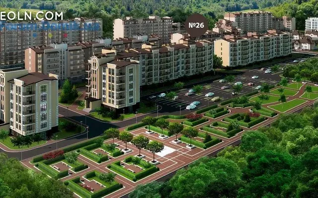 Club quarter Feofaniya-park in Kyiv