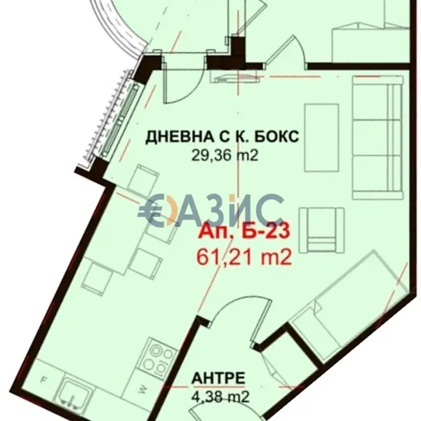 Квартира в Несебр, фото 1
