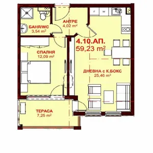 Квартира в кв. Юрта pod patia, фото 2