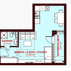 Студия в кв. Юрта pod patia, фото 2