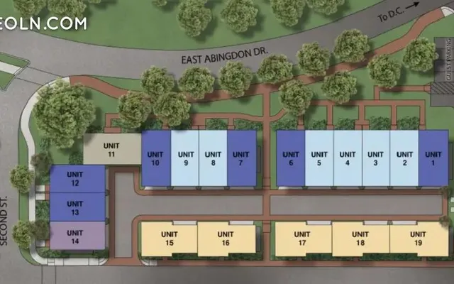 The Towns of Abingdon Place in Washington