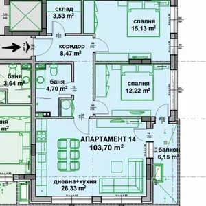 Квартира в Бургасская область, фото 2