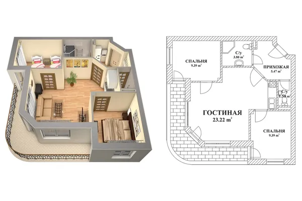 Квартира в Хайдусобосло