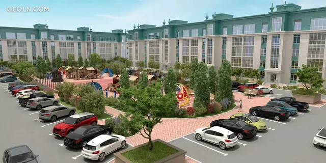Samal Town in Atyrau