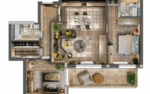 Квартира в 4-тирайон