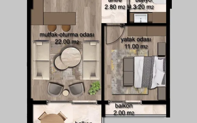 Квартира в Чанкая Махаллеси
