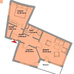 Квартира в 4-тирайон, фото 2