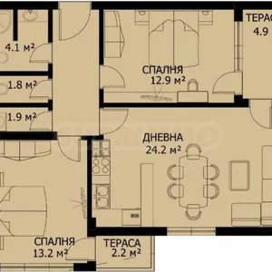 Квартира в 4-тирайон, фото 2