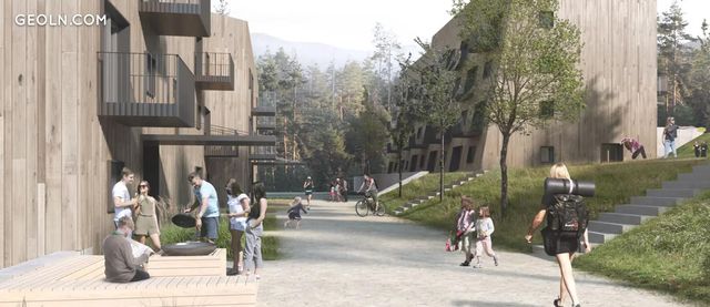 Mountain apartments Lesni strane in Ostruzna