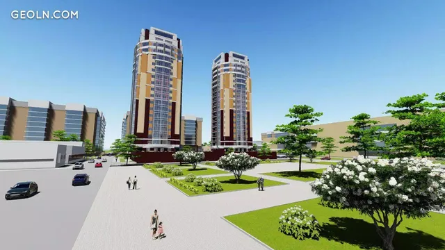 Comfort House in the New Center in Karaganda