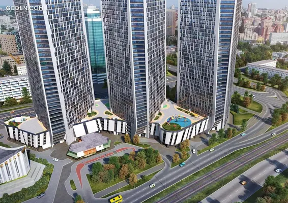 Manhattan city in Kyiv