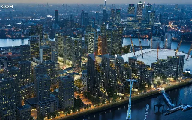 Greenwich Peninsula in London