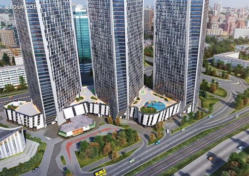 Manhattan city in Kyiv