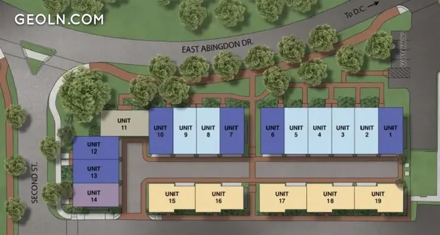 The Towns of Abingdon Place in Washington