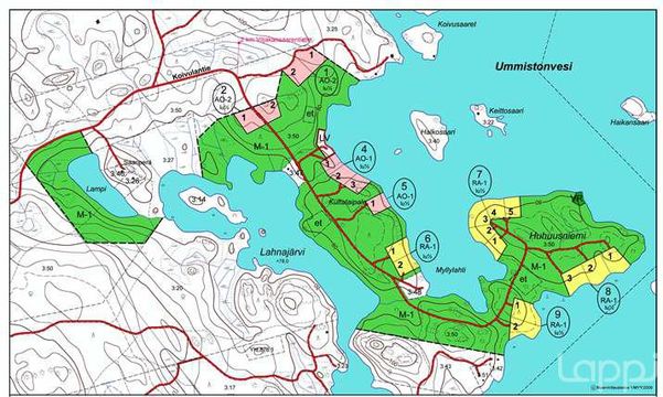 Земельный участок в Пуумала