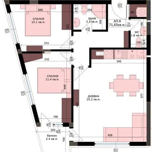 Квартира в 4-тирайон, фото 2